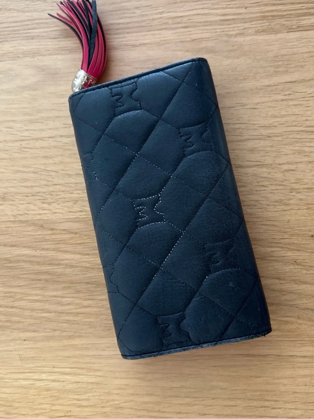Metrocity quilted long wallet